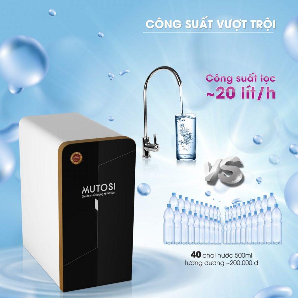 Công suất lọc vượt trội