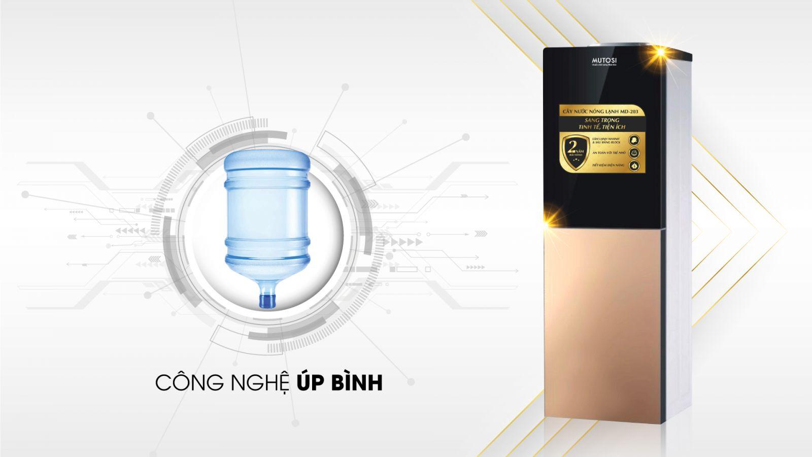 Cây nước nóng lạnh Mutosi MD-203