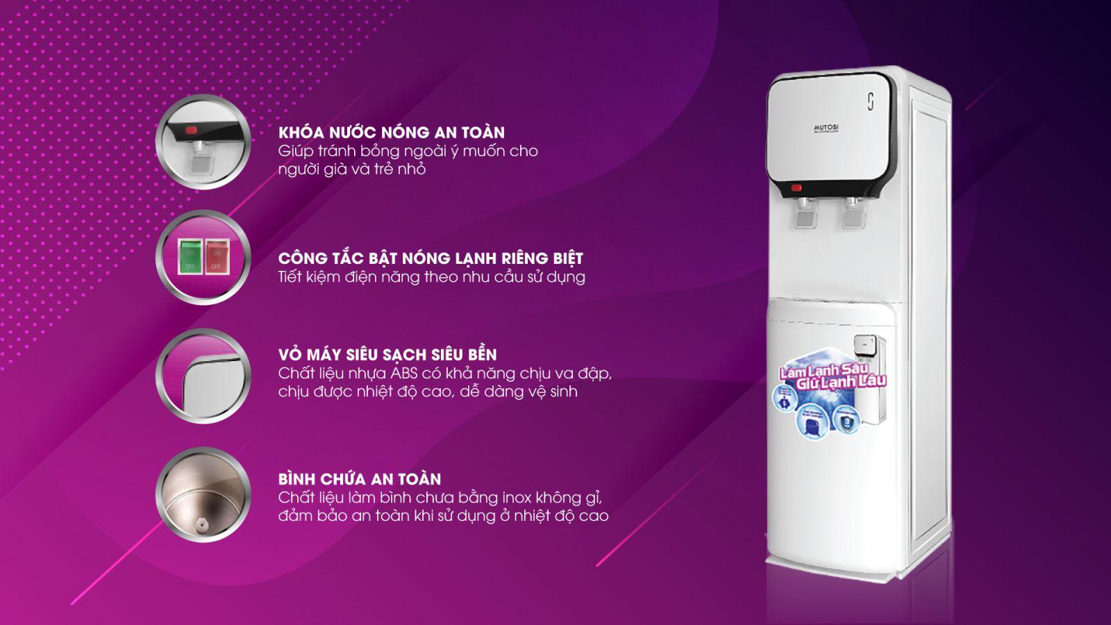 Cây nước nóng lạnh Mutosi MD-250