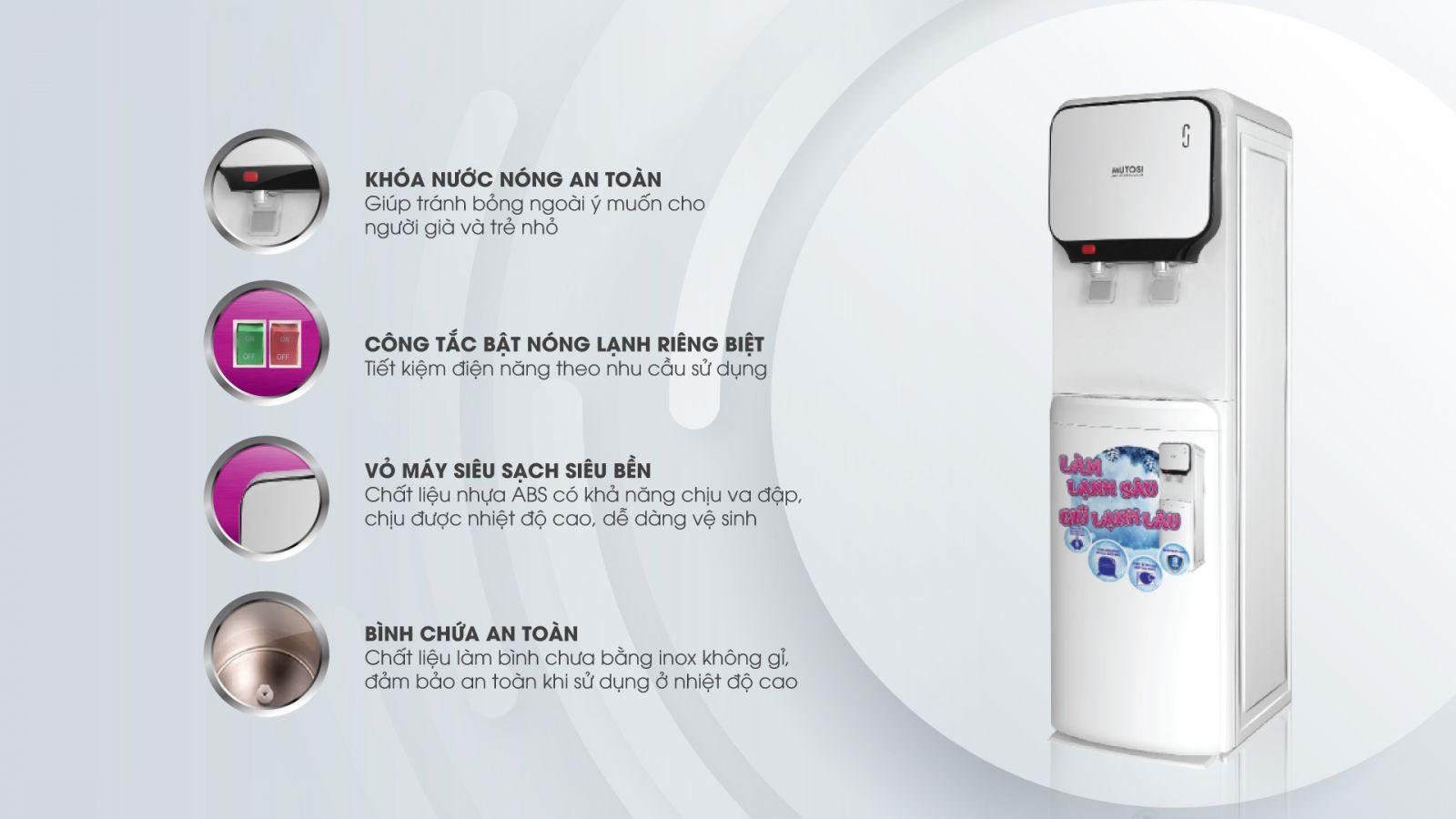 Cây nước nóng lạnh Mutosi MD-200