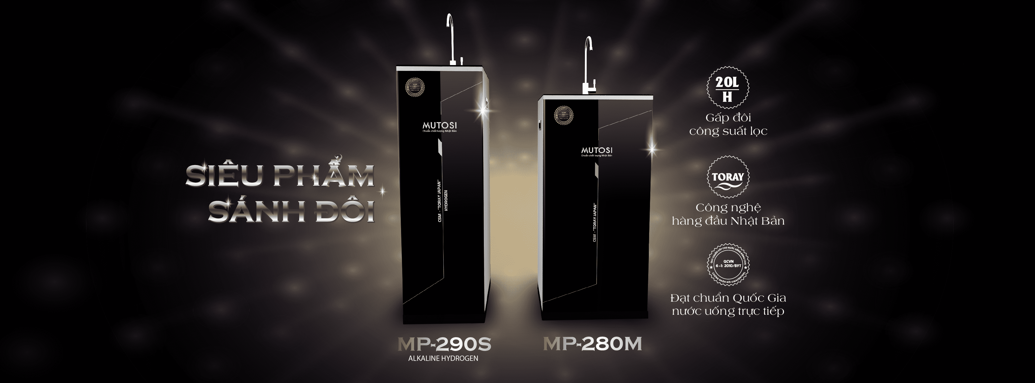 Máy lọc nước Mutosi MP-281M