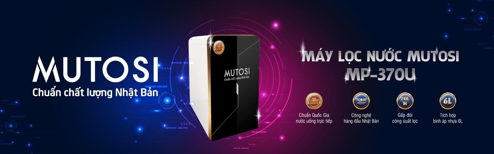 Máy lọc nước để gầm chậu Mutosi MP-370U