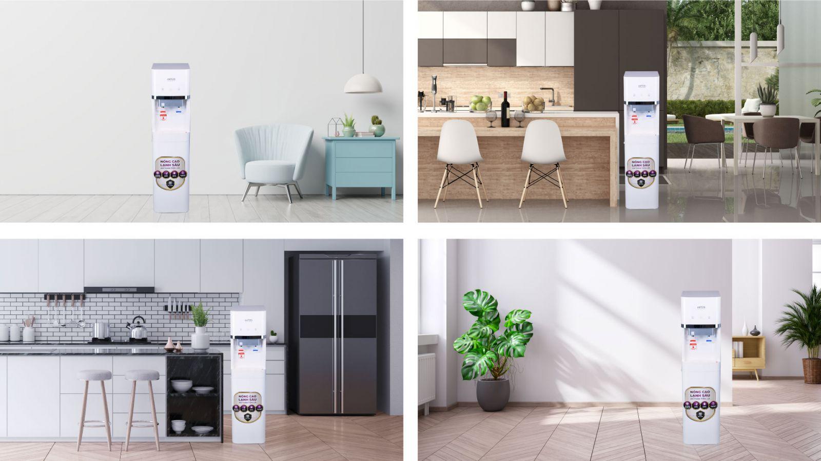 Cây nước nóng lạnh Mutosi cho văn phòng MD-450ROQ