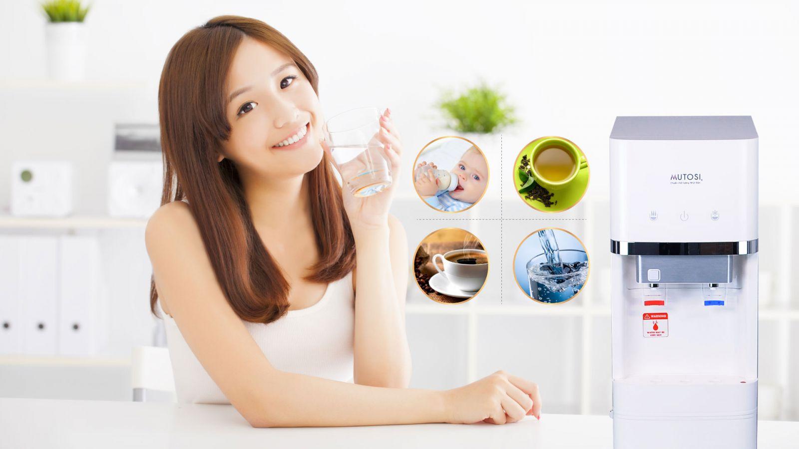 Cây nước nóng lạnh Mutosi MD-450 hút bình