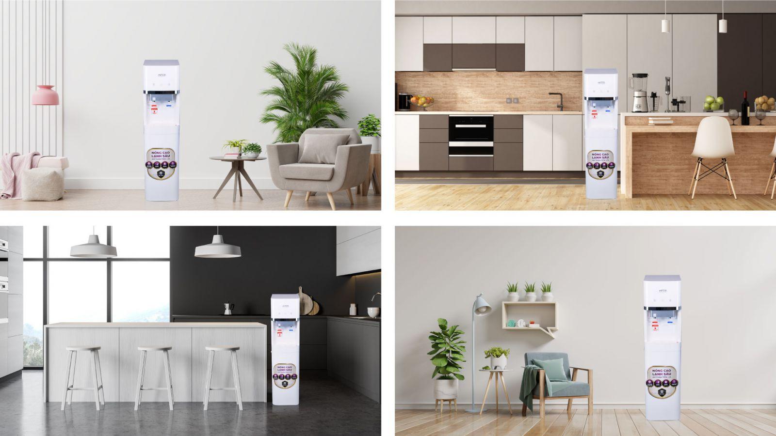 Cây nước nóng lạnh Mutosi MD-450 hút bình