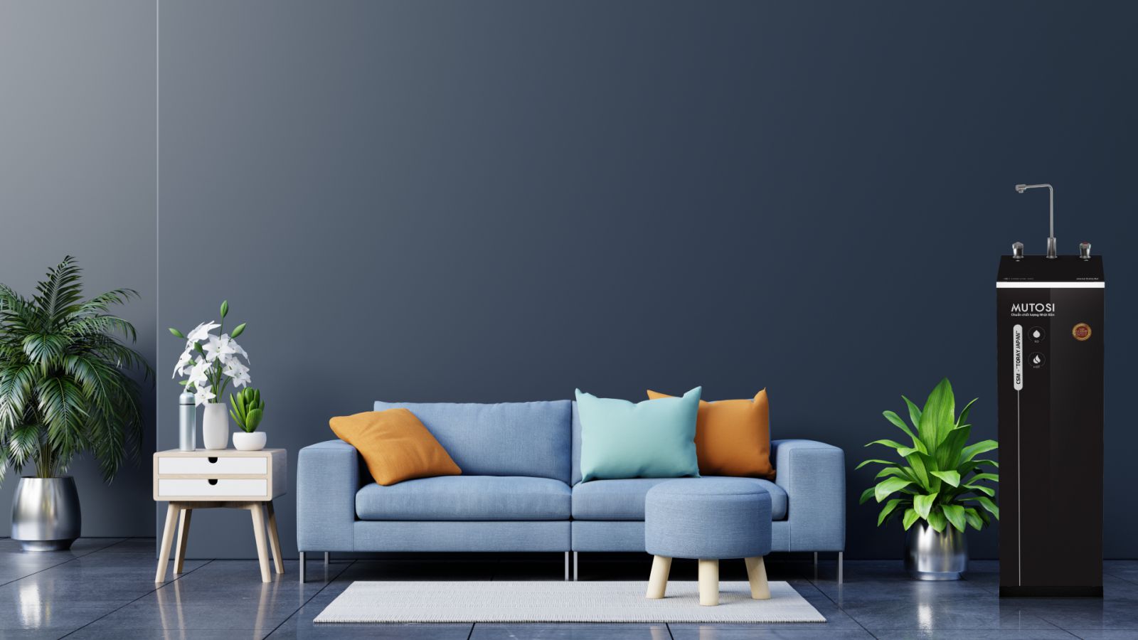 Máy lọc nước Nóng Nguội 9 lõi MP-592H-BK