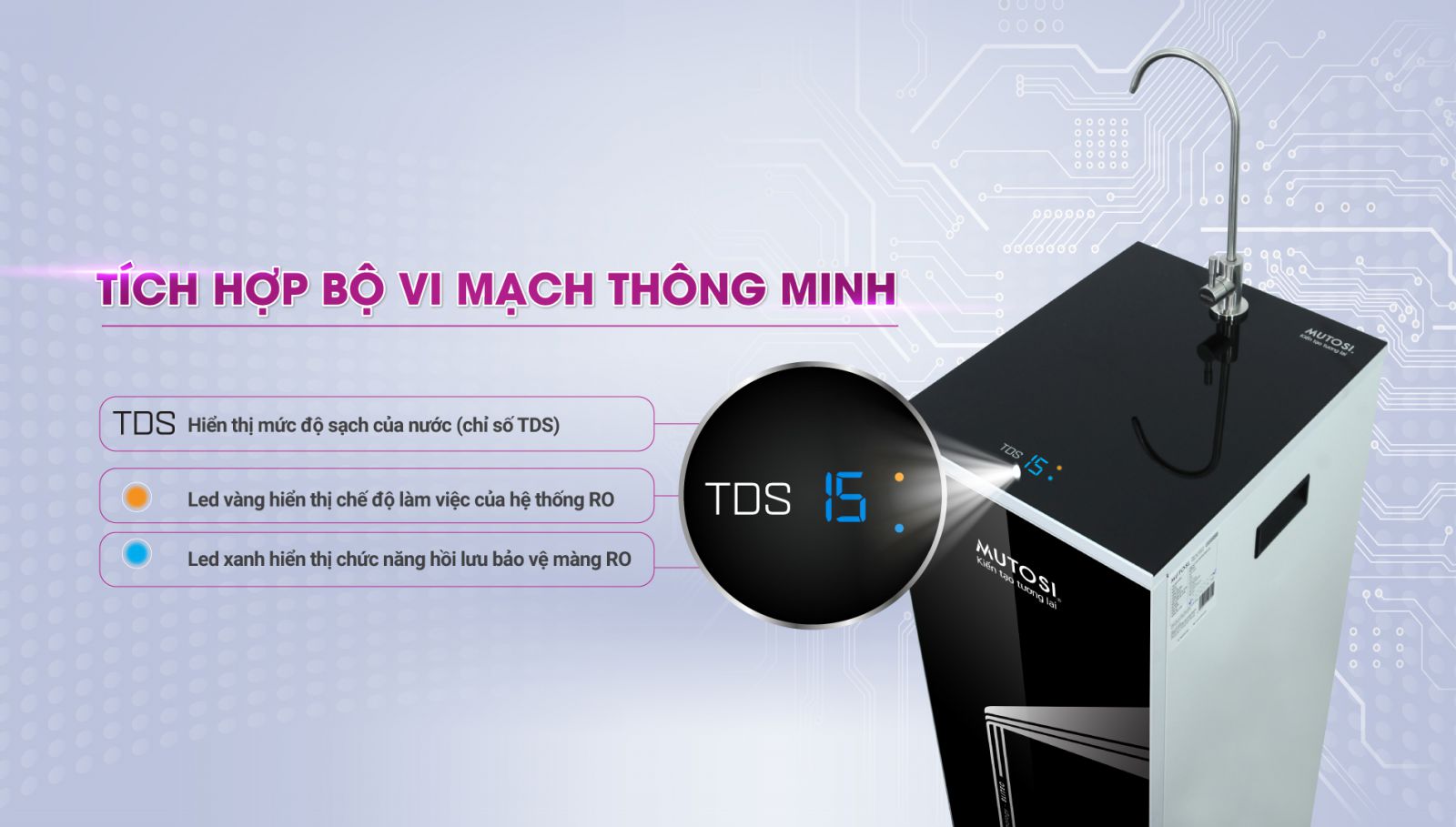 Máy lọc nước Mutosi 9 lõi Enrolas MP-E91S